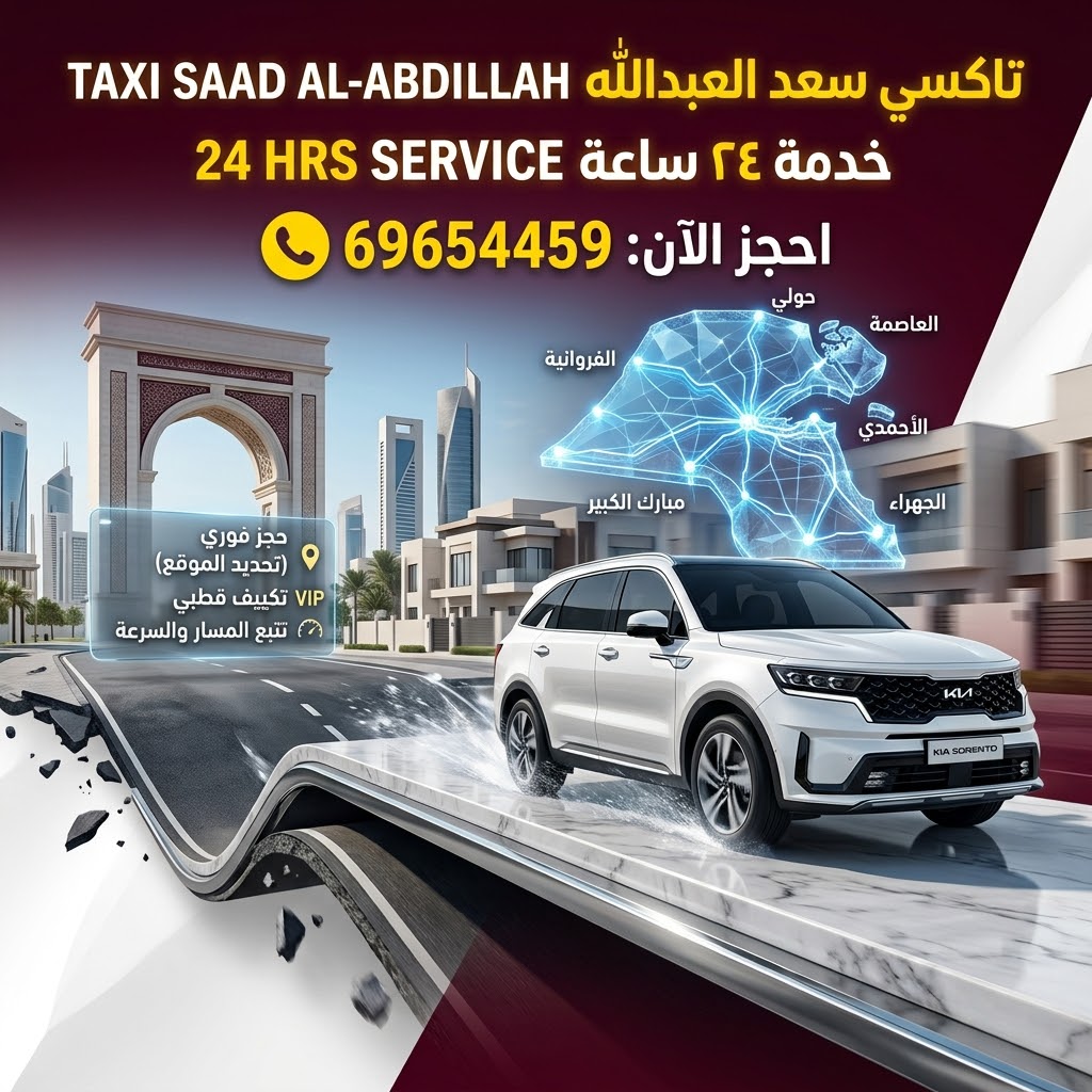 سيارة تاكسي سعد العبدالله جاهزة للحجز