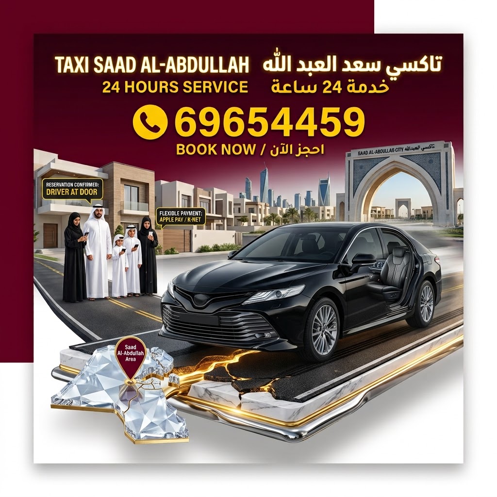 سيارة خاصة لخدمة تكسي سعد العبدالله